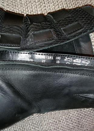 Отличные кожаные ботинки bugatti 39размера (25.5 см). оригинал.10 фото