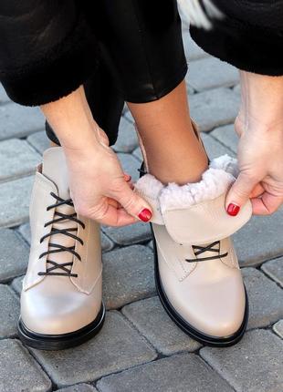 Женские ботинки туфли деловые в дизайнер исполнение кожаные замшевые на каблуку невысоком5 фото