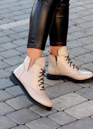 Женские ботинки туфли деловые в дизайнер исполнение кожаные замшевые на каблуку невысоком7 фото