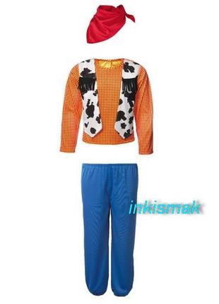 Карнавал костюм ковбой carnival германия m 7-10 лет