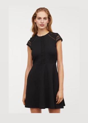 Базовое черное платье h&m