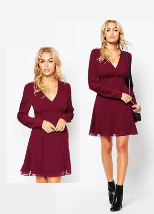 Женственное летящее платье asos