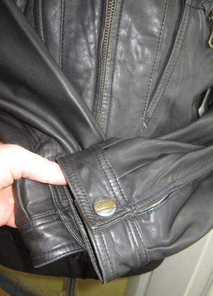 Кожаный мужской бомбер leather wear. Англия. 54/56р. лот 11094 фото