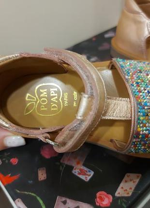 Pom d'api босоніжки сандалі сандалії на дівчинку розмір 247 фото