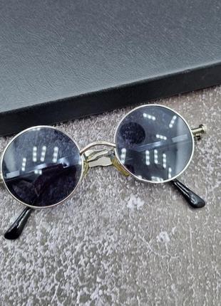 Сонцезахисні окуляри круглі металеві в стилі стимпанк2 фото