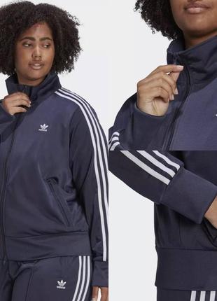 Adidas adicolor classics firebird primeblue track top (plus size) hd2097