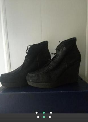 Полуботинки замшевые calvin klein jens