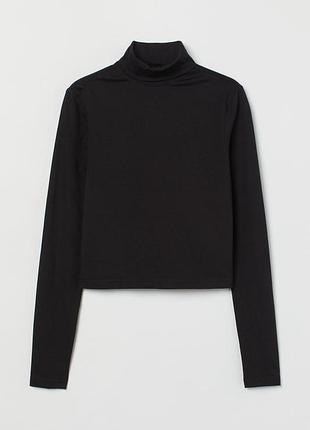 Укороченный гольф h&amp;m с длинным рукавом