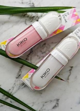 Блиск kiko volume lip 01, 02