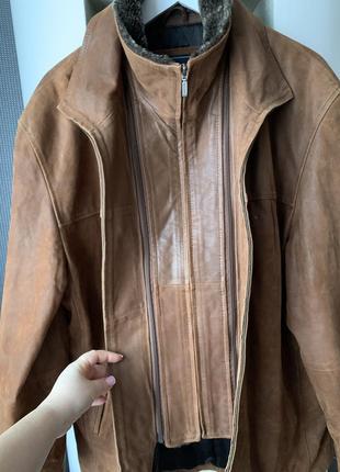 ⚜️❤️ christian berg, классная куртка, нат кожа, р50-527 фото