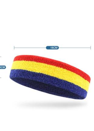 Спортивная повязка для головы aolikes многоцветный 031153 фото
