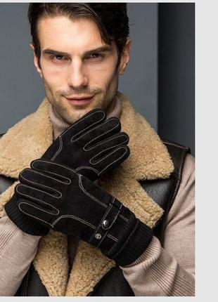 Рукавички чоловічі теплі jinbosen чорний 03705