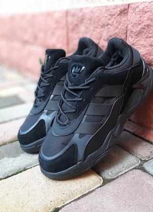 Зимові чоловічі кросівки adidas niteball ii😍