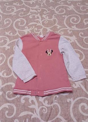 Кофта бомбер мисс минни маус