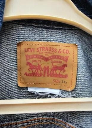 Мужская джинсовая куртка levi strauss.3 фото