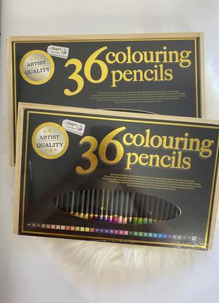 Набір професійних кольорових олівців 36 шт