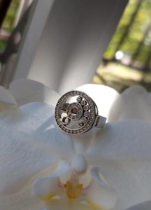 Каблочка серебряная с камушками, кольцо серебро 925, женское кольцо серебро6 фото