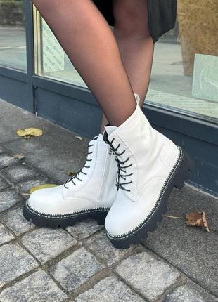 Женские зимние ботинки boots white❄️