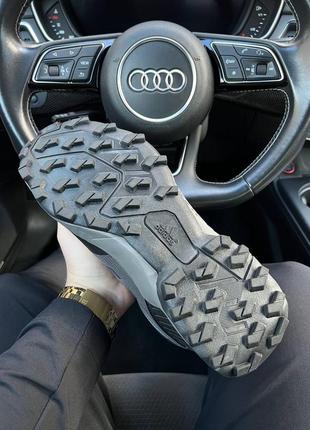 Зимові чоловічі кросівки адідас adidas terrex gore-tex cordura grey fur4 фото