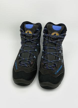 Трекинговые ботинки la sportiva gtx gore tex waterproof кожаные серые черные размер 42 tnf acg6 фото