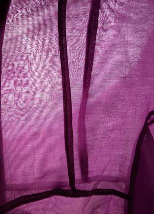 Блузка с воротником рубашка блуза фиолетовый милая шифон m l xl воротничок pardon розовый9 фото