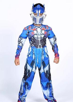 Дитячий костюм оптімус, трансформер на 5-6, 7-8, 9-10 років1 фото
