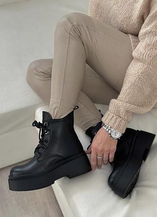 Шкіряні черевики жіночі зима 36,37,38,39,40,41