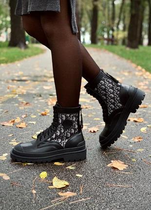 Черевики dior boots black5 фото