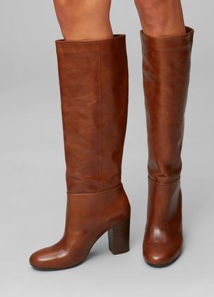 Жіночі коричневі демісезонні чоботи marc o'polo португалія 37,38р. оригінал mar55