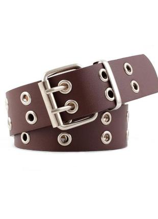Ремінь nuoya з люверсами унісекс 03845