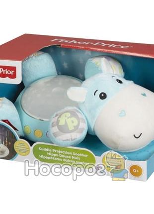 Детский ночник-проектор звездочек гиппотам fisher-price