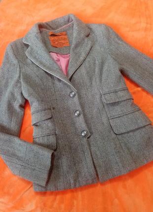 Пиджак шерстяной короткое пальто обмен1 фото