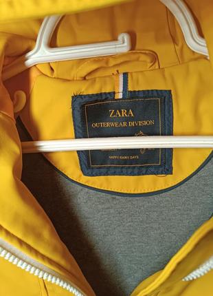 Куртка дощовик zara,гламурний дощовик3 фото