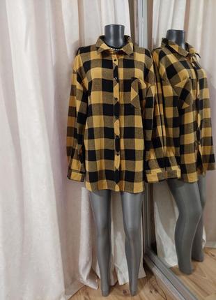 Комфортная рубашка 👕 большого размера
