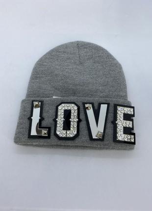 Tuque american apparel шапка женская зимняя серая - арт 0006832 фото