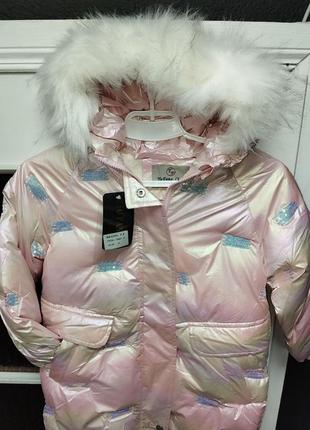 Куртка детская зима 6-12, лет4 фото