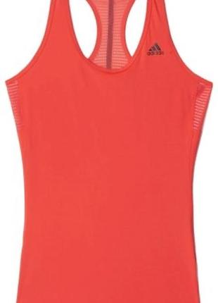 Майка adidas athletic tank размер s красного цвета5 фото