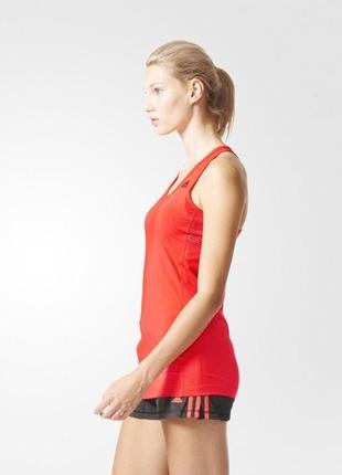 Майка adidas athletic tank розмір s червоного кольору2 фото