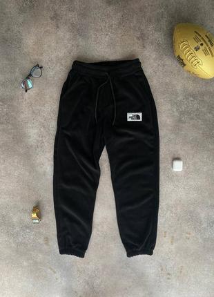 Зимние мужские спортивные штаны The North Face черного цвета