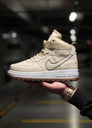 Шикарні зимові кросівки "nike air force 1 gore-tex fur winter"