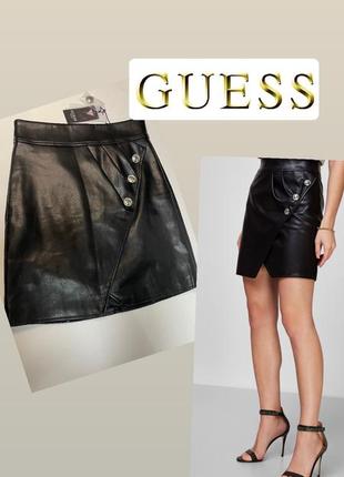Юбка мини из экокожи guess