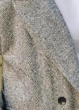 42-64р демисезонное женское пальто серый на пуговицах оверсайз на синтепоне и подкладке батал большие3 фото