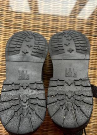 Зимові шкіряні чоботи billi bi real rubber оригінальні чорні з хутром5 фото