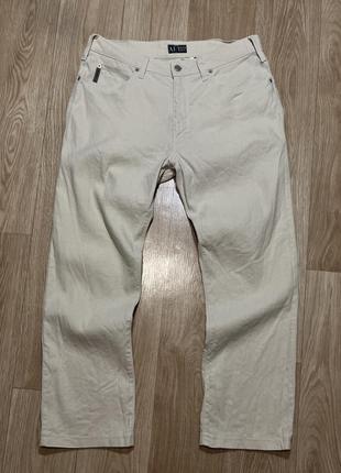 Льняные брюки armani jeans брюки emporio armani1 фото