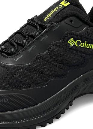 Теплі водовідштовхувальні   чоловічі термо кросівки з флісом в стилі columbia firecamp 🆕 коламбія8 фото