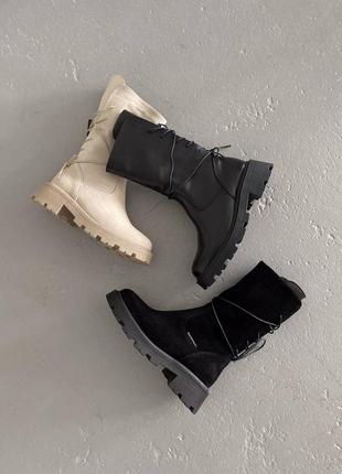 Зимние ботинки из люксовой кожи, barbilioni8 фото