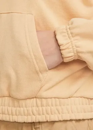 Худи женское jordan air essentials fleece hoodie beige2 фото