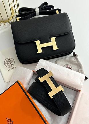 Сумка hermes +ремінь 3