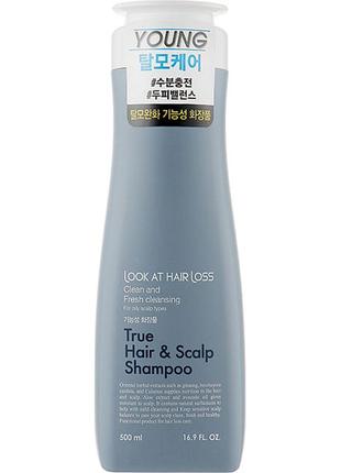 Укрепляющий шампунь против выпадения daeng gi meo ri at hair loss true hair & scalp shampoo 500 мл