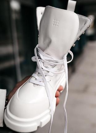 Женские ботинки both gao high boots white7 фото